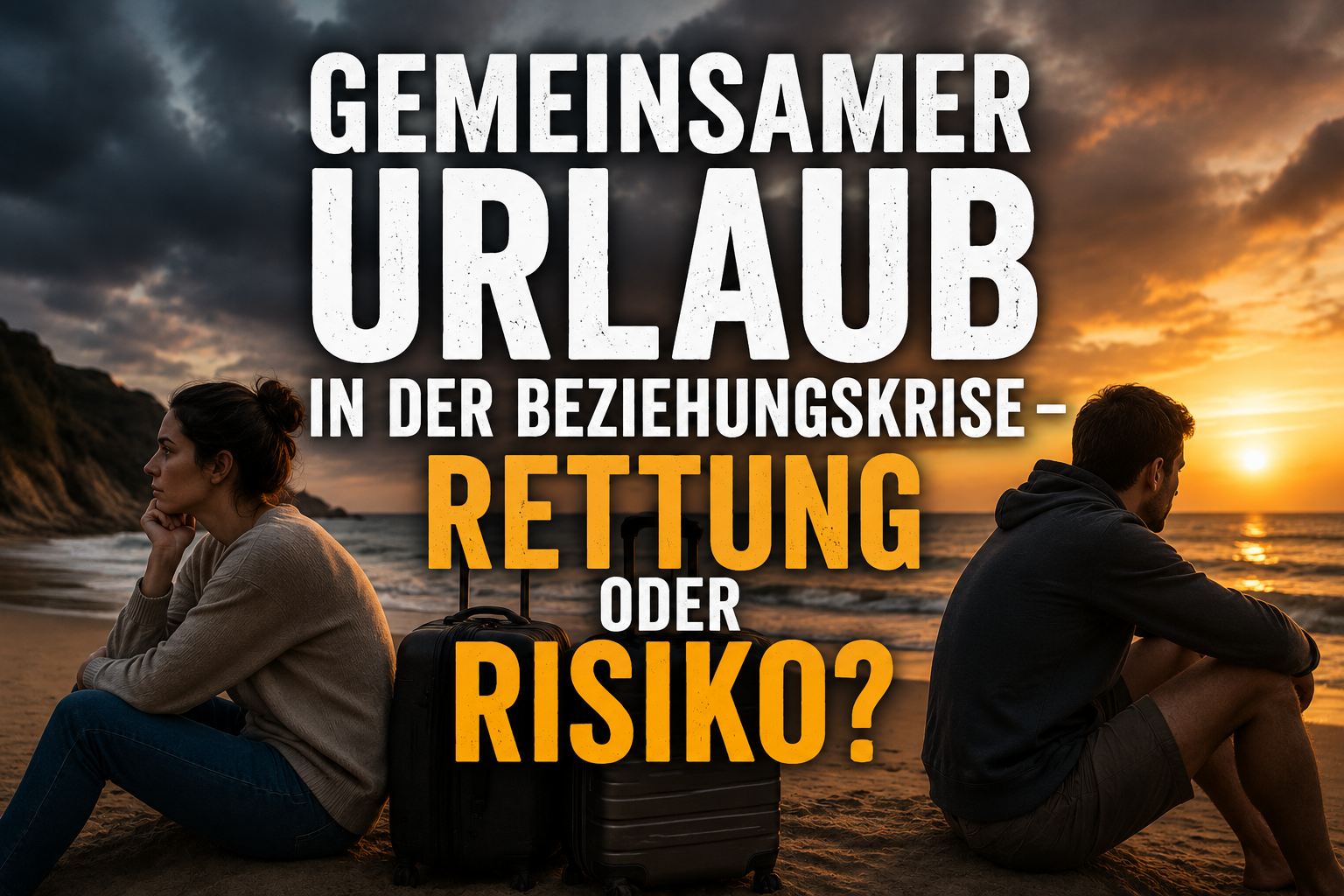 Gemeinsamer Urlaub in der Beziehungskrise – Rettung oder Risiko?